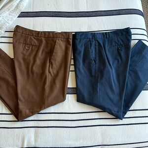2 pairs banana republic factory Hampton dress pants